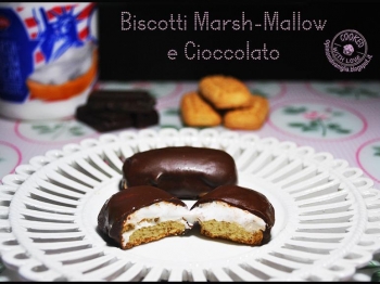 Biscotti Marsh-Mallow e Cioccolato